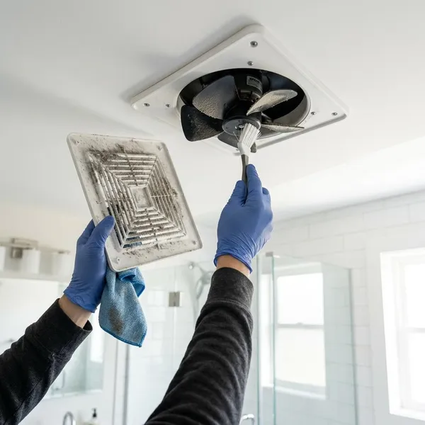 afzuiging badkamer schoonmaken