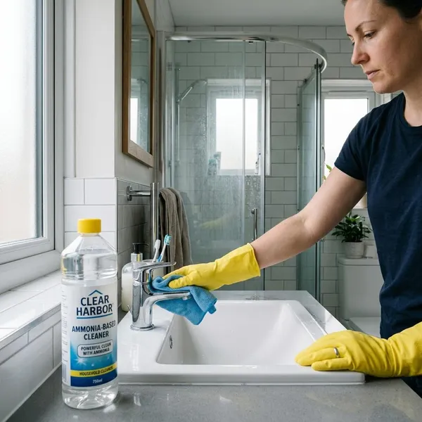badkamer schoonmaken met ammoniak