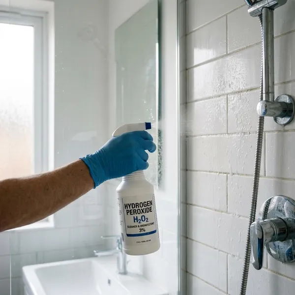 badkamer schoonmaken met waterstofperoxide