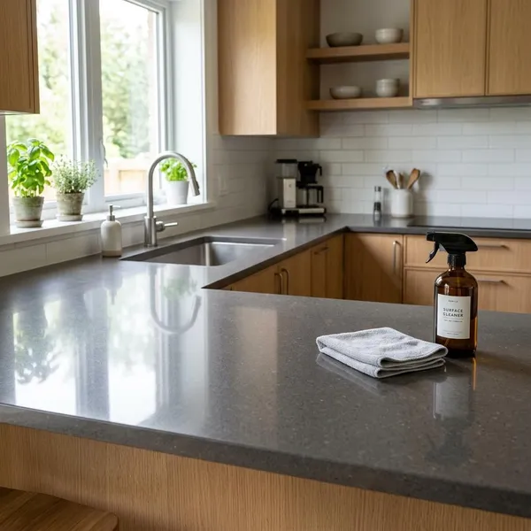 Zo Houd Je Een Composiet Keukenblad Mooi