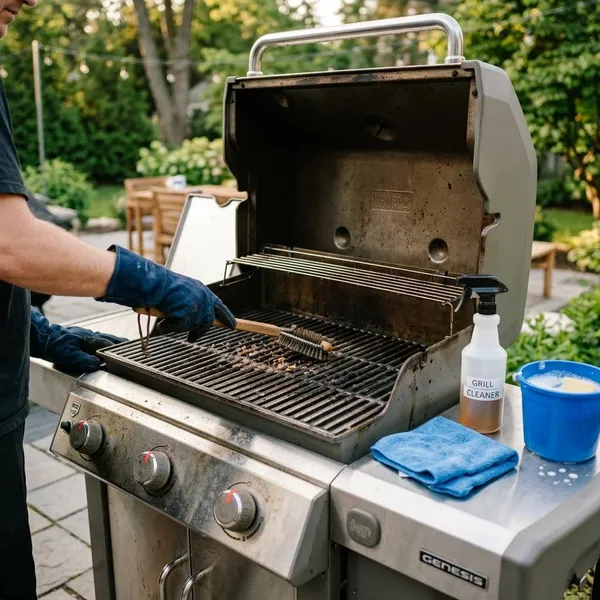 gas bbq schoonmaken na gebruik