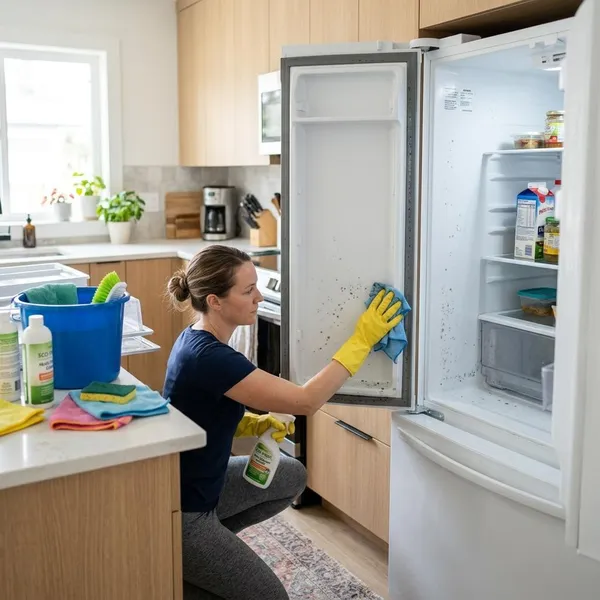 koelkast schoonmaken schimmel