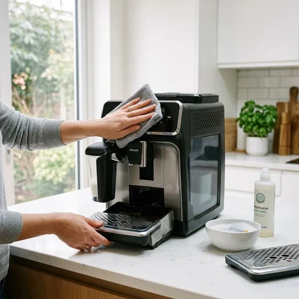 philips koffiemachine 5400 schoonmaken