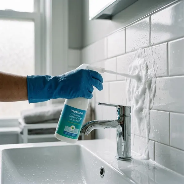 Waarom schoonmaakschuim handig is in de badkamer