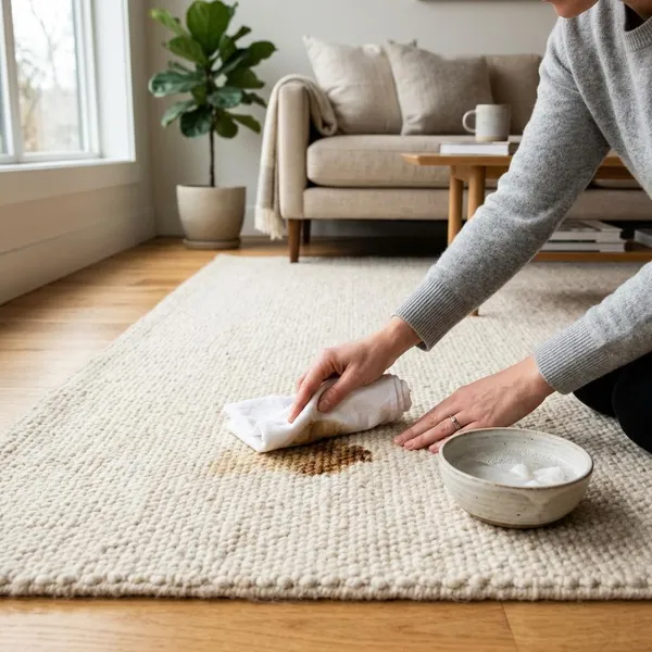 vloerkleed schoonmaken