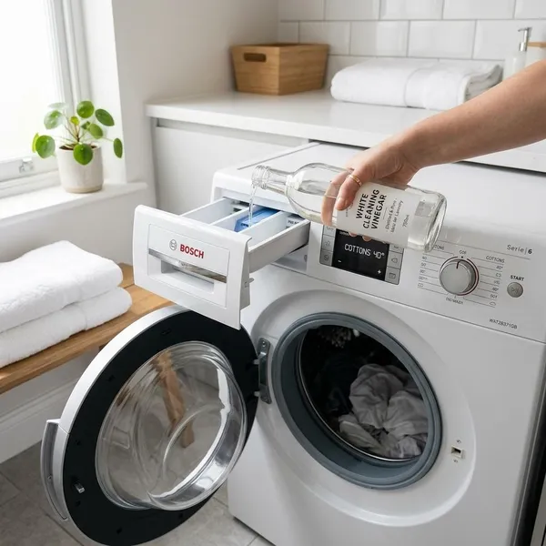 wasmachine schoonmaken azijn